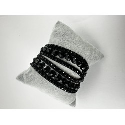 Siyah Taşlı Bileklik